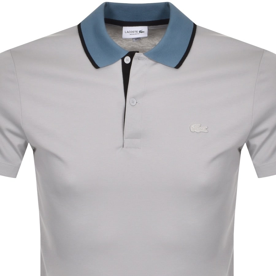 Alternative Image for ProductLacoste Short Sleeved Polo T Shirt Grey2